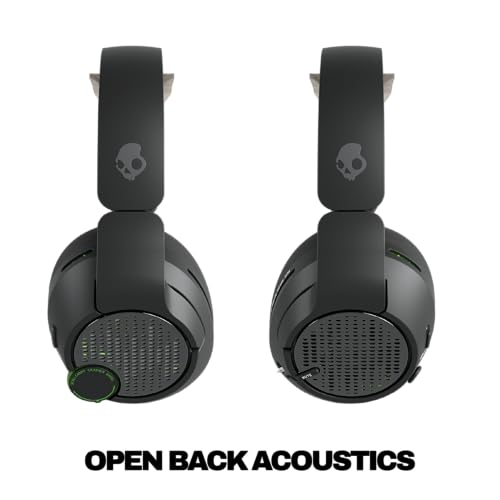 Skullcandy Crusher PLYR 720 Wireless Gaming Headset - Digi-Black Xbox | THX Spatial Audio, Multi-Sensory Crusher Bass, Removable Microphone, PC, PlayStation, Nintendo, Multi-Platform, Open-Back - color: Digi-Black Xbox