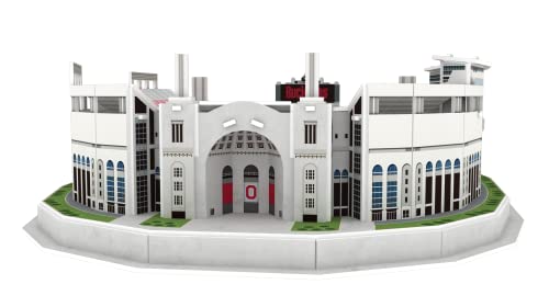 Pro Lion 3D Jigsaw Puzzle of Ohio Stadium Construction Building Kits - 77 Pieces | Ohio State Buckeyes Football Gifts for Boys, Adults, Men & Kids Aged 7+ | Puzzles Games Kit for Creative Fans - style: Ohio State Buckeyes