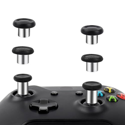 RALAN Replacement Interchangeable Thumbsticks Joysticks Repair Kit for Xbox One, Xbox Series X/S, PS4/PS5/NS Pro Controllers, 3 Height Plastic Base, 5 Grip Designs (PS5/Switch PRO) - color: PS5/Switch PRO