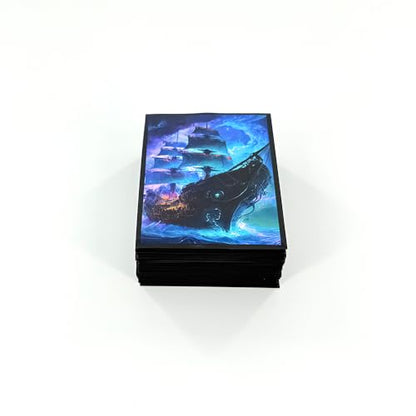 100 PCS MTG Card Sleeves Matte, TCG Card Protective Sleeves Size is 2.6 x 3.6 in Applicable to OCG CCG DTCG PTCG, Fit Standard Size Cards (Ship) - color: Ship