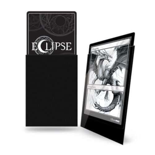 Ultra Pro - Eclipse Gloss Standard Sleeves (100 Pack) - Jet Black - color: Jet Black