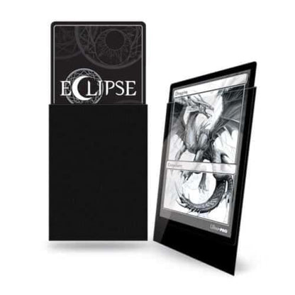 Ultra Pro - Eclipse Gloss Standard Sleeves (100 Pack) - Jet Black - color: Jet Black