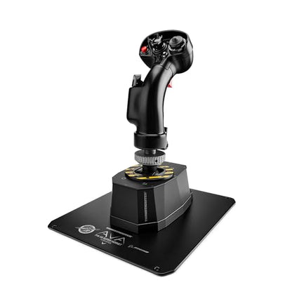 Thrustmaster AVA Base & F/A-18C Hornet Flight Sim Stick Bundle - PC | 1:1 USAF licensed Hornet replica stick, 19 programable buttons, 2-step trigger, 8-way hat, offset adapter - style: AVA & F18 Bundle