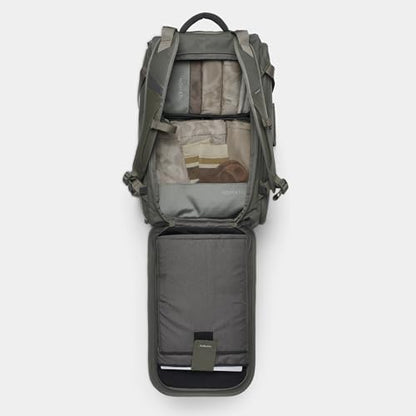 NOMATIC 40L Travel Bag- Convertible Duffel/Backpack, Carry-on Size, Everyday Use Laptop Bag, TSA Compliant - color: Olive