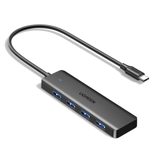 UGREEN USB C Hub, 4 Ports USB A Splitter Ultra-Slim USB Expander for Mouse, Keyboard, Flash Drive, U Disk, Printer Compatible with Laptop, Desktop PC, Xbox, PS5, and More 0.5FT - size: 0.5FT, style: USB-C
