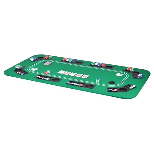Hathaway No Limit 3-in-1 Portable Casino Tabletop, Black/Green