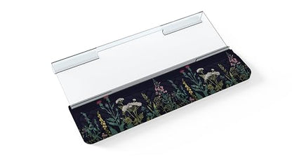 AIMSA Keyboard Stand and Wrist Rest, Easy Typing Comfortable Ergonomic Acrylic PC Keyboard Holder with Wrist Support for Working, Office & Home, Flowers Plants
