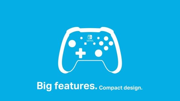 PowerA Nano Enhanced Wireless Controller for Nintendo Switch - Grey-Neon - color: Gray