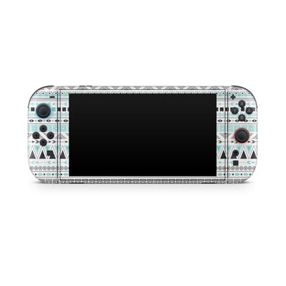 Glossy Glitter Gaming Skin Compatible with Nintendo Switch 2 Console Only - Turquoise Tribal - Premium 3M Vinyl Protective Wrap Decal Cover - Easy to Apply | Crafted in The USA by MightySkins - color: Turquoise Tribal, size: Switch 2 Console Skin Only, st