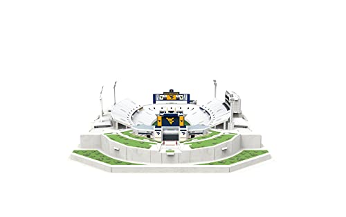 Pro Lion 3D Jigsaw Puzzle Milan Pushkar Stadium Construction Building Kits - 120 Pieces | West Virginia Football League Gifts for Boys, Adults, Men & Kids Aged 7+ | Puzzles Games Kit for Creative Fans - style: West Virginia Mountaineers