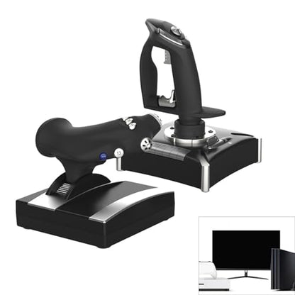 7/8/10/11 11 Vibration Flight Stick Controller Simulator Multi-Platform Joystick Throttle Ladder Controller