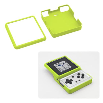 Protective Case for Anbernic RG Rotate, Shockproof Hard Shell Cover with Full Body Protection, Anti-Scratch Portable Gaming Console Shell, Lightweight Replacement Housing for Handheld (Green) - color: Green