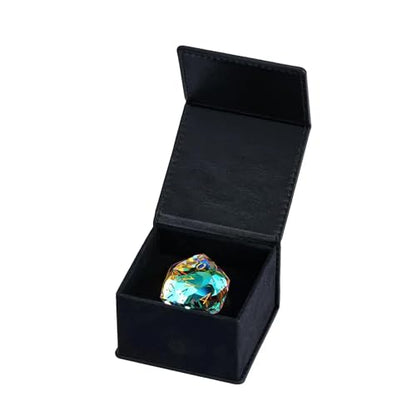 UDIXI 30mm D20 Prism Glass Dice Large Glass D20 Dice for RPG Tabletop Games | Multifaceted-Cut, Premium Gift Box, DM Gift, for Dungeons and Dragons Role Playing Games - color: D20 Glass Multifaceted