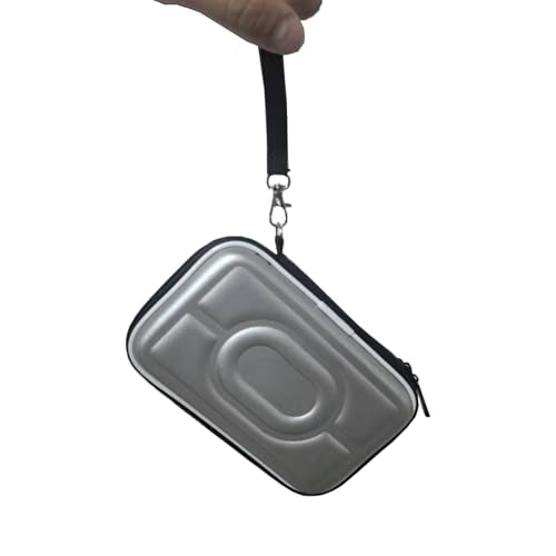 JYGamhanbil Hard Travel Carrying Case Bag Cover Shell for Nintendo GameBoy Color Advance GBA/GBC/GBP/DS Lite/NDSL/NDSi,for Anbernic RG34XX,Silver - color: Silver