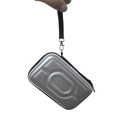 JYGamhanbil Hard Travel Carrying Case Bag Cover Shell for Nintendo GameBoy Color Advance GBA/GBC/GBP/DS Lite/NDSL/NDSi,for Anbernic RG34XX,Silver - color: Silver