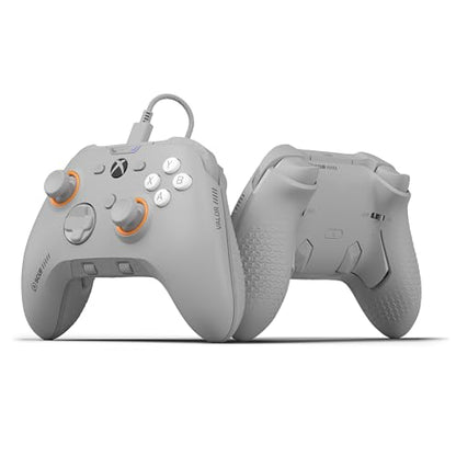 SCUF VALOR PRO Wired Performance Xbox Controller – Light Gray | Customizable Back Paddles, Instant Triggers, Hall Effect Thumbsticks, Audio Controls, Xbox Series X|S, Xbox One, Windows PC - color: Light Gray