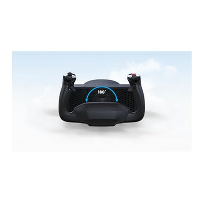 Honeycomb Alpha Flight Controls Lite and Bravo Throttle Quadrant (2 Items) | Alpha Lite 180 Degree Yoke, Bravo Lite 4 Interchangeable Levers, Trim Wheel, LED Gear Indicator, USB-C, Pc and Mac