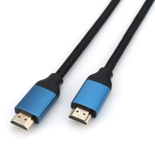 Sewell HDMI 2.1 Ultra High Speed Cable, 8K 60Hz, 4K 144Hz/120Hz, 48Gbps, Dynamic HDR, eARC, Braided Cord with Anodized Aluminum Heads - Compatible with PS5, Xbox Series X, PC, TV, Projector - size: 6 Feet, style: 1-Pack