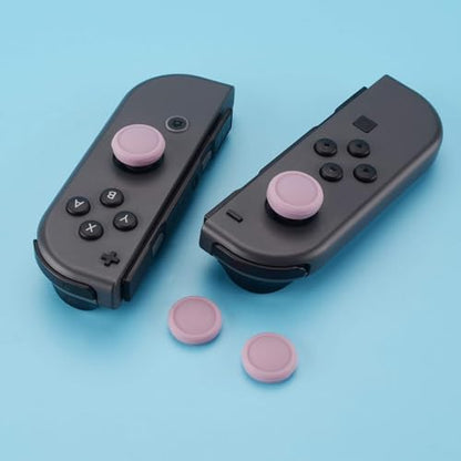eXtremeRate PlayVital Joystick Caps for Nintendo Switch, Thumbstick Grips for Switch Lite, Analog Cover for OLED Joycon Thumb Grip Caps - Dark Grayish Violet - color: Dark Grayish Violet