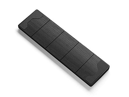 Glorious Wooden Wrist Rest - TENKEYLESS (TKL) - Onyx/Black - Mechanical Keyboards Wood Ergonomic Palm Rest| 14x4 inches/19mm Thick (GV-87-DARK)
