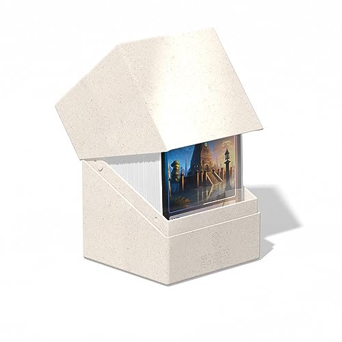 Ultimate Guard RTE Boulder 100+ Limited Run 3-Pack, Deck Case for 100 Double-Sleeved TCG Cards, Red, White, Turquoise, 97% Renewable, Made in Germany, Secure & Durable Storage - color: 3-PACK