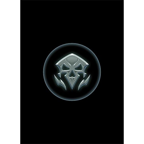 Elements I - 100 Textured Matte TCG Card Sleeves - Fits Magic MTG Commander Pokemon and Other Card Games - Playing Card Sleeves (Death) - style: Death