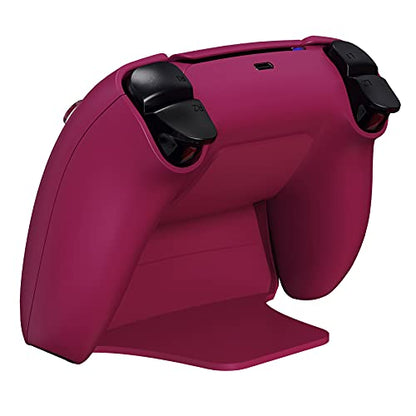 PlayVital Cosmic Red Controller Display Stand for ps5, Gamepad Accessories Desk Holder for ps5 Controller with Rubber Pads - color: Cosmic Red