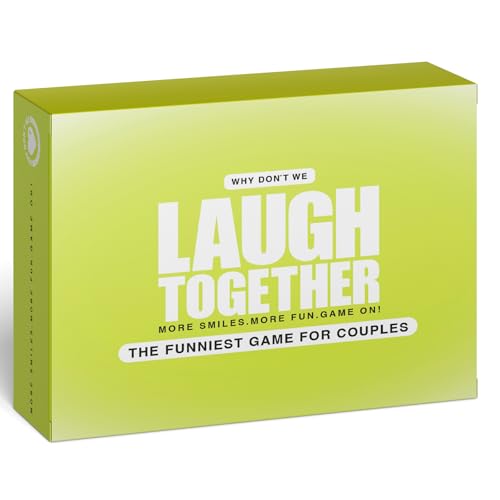 Why Don’t We Laugh Together? - Card Games for Couples with 200 Cards: Talents, Games, Trivia | Fun Date Night Game for 2 Players | Couples Board Games
