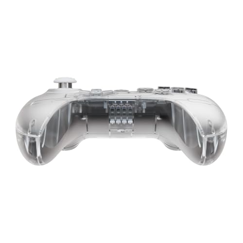 8Bitdo 64 Bluetooth Controller for Analogue 3D, Clear | Switch/Switch 2, Windows and Android Support, Wired USB, D-Input/S-Input Modes, Hall Effect Joystick, Vibration - color: Clear