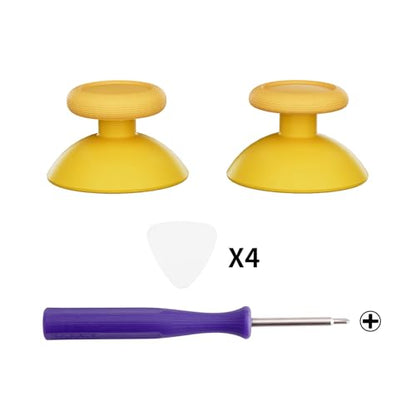 eXtremeRate Replacement 3D Joystick for Nintendo Switch 2 Pro Controller, Left Right Analog Stick Thumbsticks with Screwdriver Tools for Switch 2 Pro Controller, Multi-Colors Options - Yellow - color: Yellow
