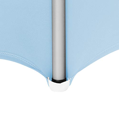 Peomeise 4FT Spandex Table Cover Rectangular Stretch Spandex Tablecloth (Blue Mist,4FT) - color: Blue Mist, size: 48" x 30" (Rectangle)
