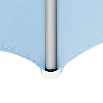 Peomeise 4FT Spandex Table Cover Rectangular Stretch Spandex Tablecloth (Blue Mist,4FT) - color: Blue Mist, size: 48" x 30" (Rectangle)