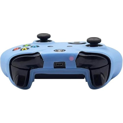 OSTENT Soft Protector Silicone Skin Case Cover Pouch for Microsoft Xbox One Controller Color Light Blue - color: Light Blue