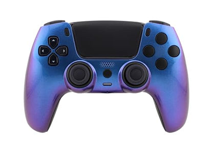 Crazy Controllerz Custom Wireless Controller for PS5 with Z-Touch™ Seamless Color Shift Front Shell and Z-Grip™ Comfort Zones - Crazy Chameleon - color: CRAZY CHAMELEON