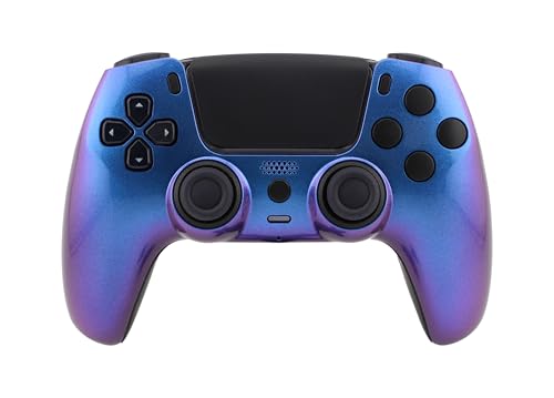 Crazy Controllerz Custom Wireless Controller for PS5 with Z-Touch™ Seamless Color Shift Front Shell and Z-Grip™ Comfort Zones - Crazy Chameleon - color: CRAZY CHAMELEON