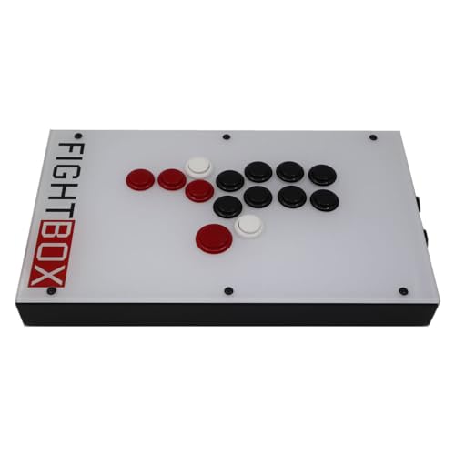 FightBox F8-PC All Button Leverless Arcade Fight Stick Game Controller Compatible With PC/PS3/Switch
