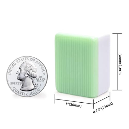 YMI Chinese Mahjong Set, “Celadon Willow” - 146 Tiles | 146 medium tiles, dice, and wind indicator in a compact celadon green vinyl case. Built for traditional Chinese-style play. - color: Celadon Green