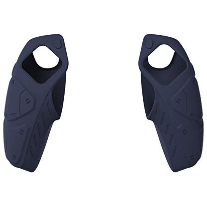 PlayVital Mecha Edition Midnight Blue Ergonomic Soft Controller Silicone Case Grips for ps5, Rubber Protector Skins with Thumbstick Caps for ps5 Controller - Compatible with Charging Station - color: Midnight Blue