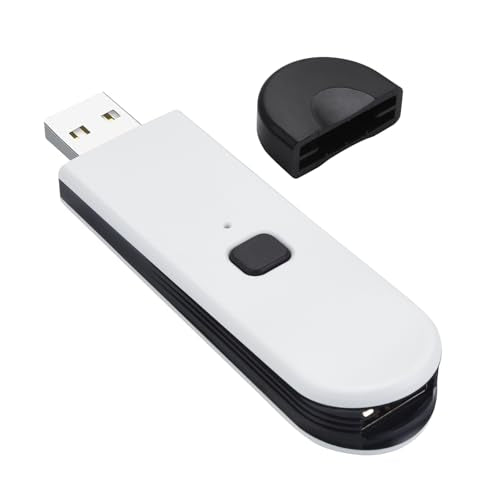 ELUTENG USB Wireless Adapter for PS5 & Xbox Plug and Play Wireless Controller Converter Dongle Bluetooth Controller USB Adapter Compatible with PS5/PS3/PS4/SWITCH PRO/Xbox ONE/Slim - color: White