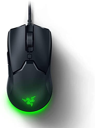 Razer Viper Mini - Wired Gaming Mouse for PC/Mac (Ultralight 61g, Ambidextrous, Speedflex Cable, 8500 DPI Optical Sensor, Chroma RGB Illumination) Black - style: Viper Mini