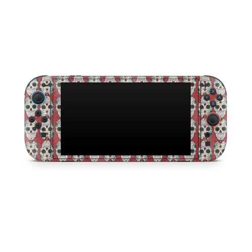 Glossy Glitter Gaming Skin Compatible with Nintendo Switch 2 Console Only - Sugar Skull - Premium 3M Vinyl Protective Wrap Decal Cover - Easy to Apply | Crafted in The USA by MightySkins - color: Sugar Skull, size: Switch 2 Console Skin Only, style: Gloss