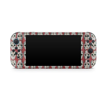 Glossy Glitter Gaming Skin Compatible with Nintendo Switch 2 Console Only - Sugar Skull - Premium 3M Vinyl Protective Wrap Decal Cover - Easy to Apply | Crafted in The USA by MightySkins - color: Sugar Skull, size: Switch 2 Console Skin Only, style: Gloss