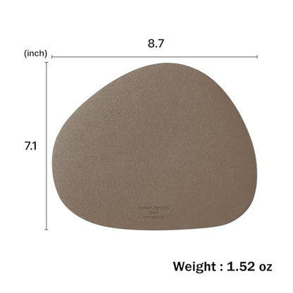 GREEDY FARMERS Mouse pad, Non-Slip Washable Waterproof Computer Mouse pad (Cocoa Taupe) - color: Cocoa Taupe