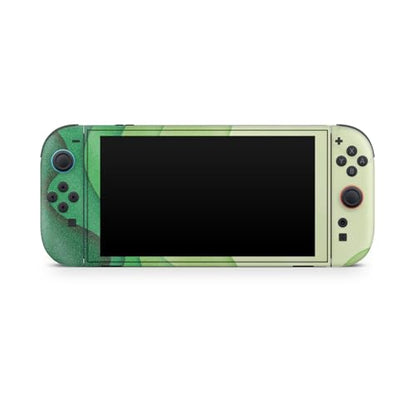 Glossy Glitter Gaming Skin Compatible with Nintendo Switch 2 Console Only - Papercraft Green - Premium 3M Vinyl Protective Wrap Decal Cover - Easy to Apply | Crafted in The USA by MightySkins - color: Papercraft Green, size: Switch 2 Console Skin Only, st