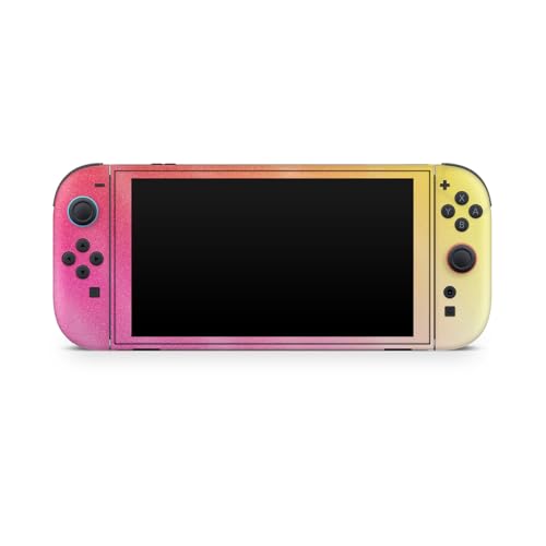 Glossy Glitter Gaming Skin Compatible with Nintendo Switch 2 Console Only - Sunset Blur - Premium 3M Vinyl Protective Wrap Decal Cover - Easy to Apply | Crafted in The USA by MightySkins - color: Sunset Blur, size: Switch 2 Console Skin Only, style: Gloss