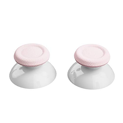 eXtremeRate Cherry Blossoms Pink & White Dual-Color Replacement 3D Joystick Thumbsticks for PS5 Controller, Analog Thumb Sticks with Screwdriver for PS4 Slim Pro Controller - color: Cherry Blossoms Pink White