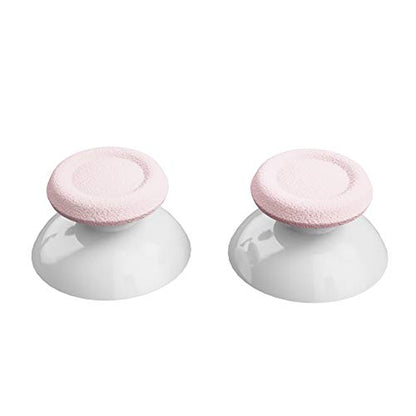 eXtremeRate Cherry Blossoms Pink & White Dual-Color Replacement 3D Joystick Thumbsticks for PS5 Controller, Analog Thumb Sticks with Screwdriver for PS4 Slim Pro Controller - color: Cherry Blossoms Pink White