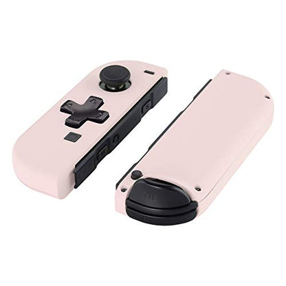 eXtremeRate Cherry Blossoms Pink DIY Housing (D-Pad Version) with Full Buttons for Joycon Handheld Controller, Replacement Shell Case for Nintendo Switch & Switch OLED [Only the Shell, NOT the Joycon] - color: Cherry Blossoms Pink