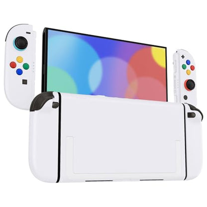 eXtremeRate DIY Replacement Shell Buttons for Nintendo Switch 2, Custom Full Set Rear Back Plate Controller Housing with Buttons for Switch 2 Handheld Console & Joycon 2 - Deluxe Version - White - color: White