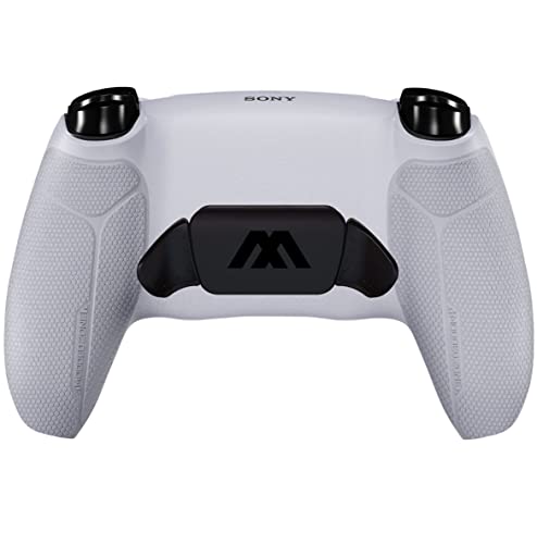 MODDEDZONE Smart Extreme Modded Controller + Anti Recoil | Back Remappable Paddles | Interchangeable Thumbsticks | Hair Triggers | Tactical Buttons | Compatible with PS5 Console & PC | APP controlled (White) - color: White